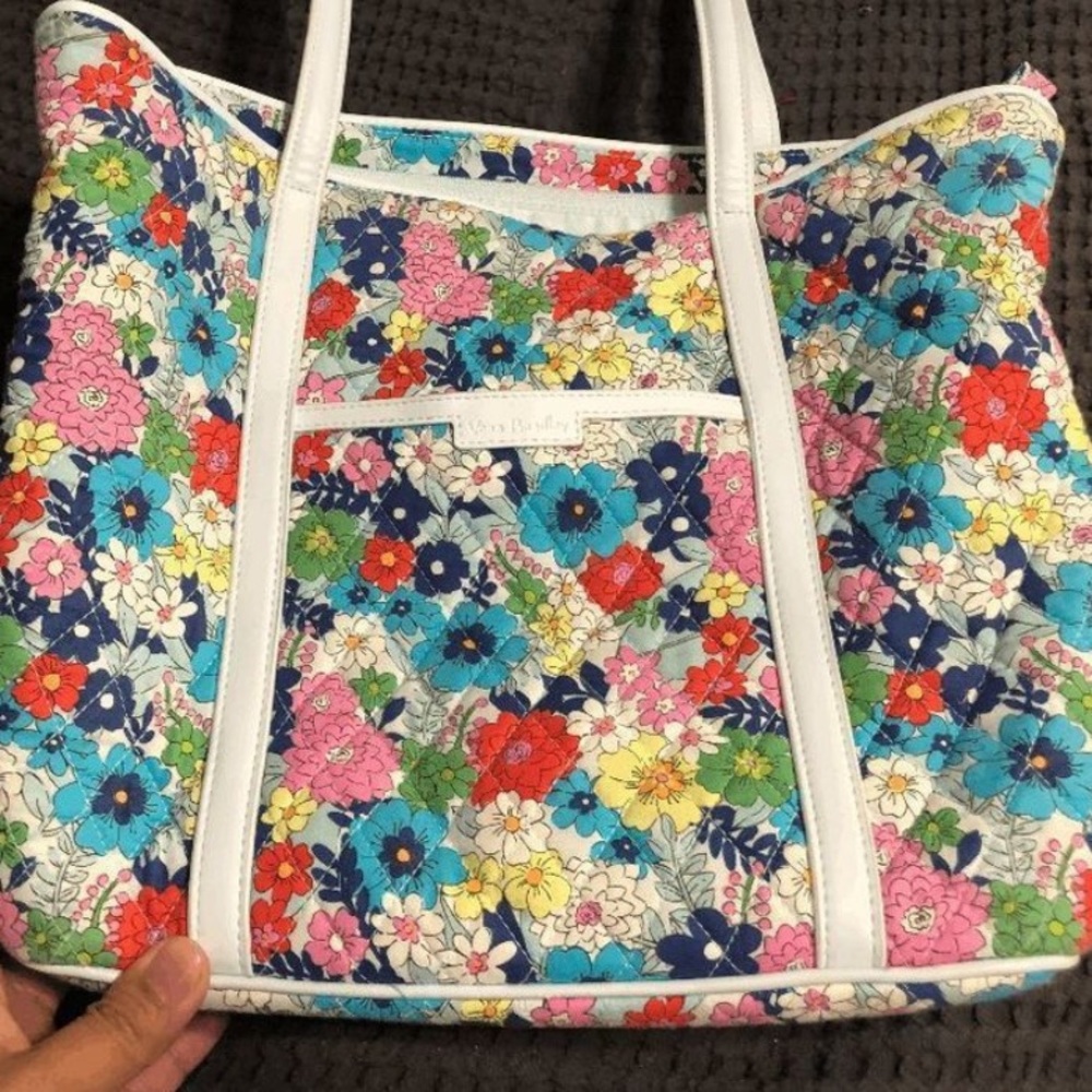 Vera Bradley Far Out Floral Tote